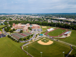 athletic fields