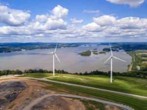 wind turbines